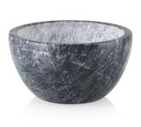 BIMUYI Soap and Cream Shaving Bowl, Natural Marble Shave Stone Bowl, Decorative Shaving Bowl (Black), BMY240329-3