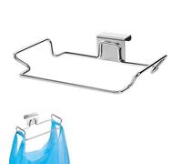 Bin Bag Holder,Trash Bags Hold Kitchen Bins Inside Cupboard Door Garbage Dispenser Hanging Trashs with Hanger Mobile Rack Hang Rubbish Metal Under Plastic Bag's Holds,for Cupboards Cabinets Kitchens