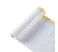 Bin Bags 70L 20 Counts, Large Bin Liners 70L Strong 70 Litre Bin Bags with Tie Handles, White Rubbish Bags for Kitchen Bathroom Garden Yard (74×82 CM, 22μm Thick)