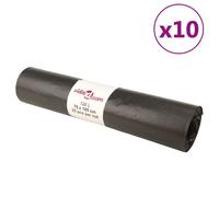Bin Bags Black 120L LDPE 70x105cm 30μm Heavy Duty 250pcs Roll Breakpoint Bulk10