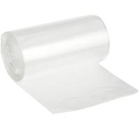 Bin Bags Clear Heavy Duty Wheelie Liners Refuse Sacks UK for Home Office Pet Bathroom, Made Strong Large Bags - Size options Available (20 Litres - 20 Count)