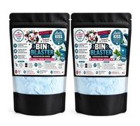 Bin Blaster™ Bin Deodoriser Powder 2 x 250g | Wheelie Bin Freshener | Eliminates Bad Odours | Long Lasting Bin Smell Remover | Kitchen & Outdoor Rubbish Bin Cleaner