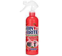 Bin Brite Bin Deodoriser Spray 400ml - Bin Odour Neutraliser for Indoor & Outdoor Bins, Lavender Mist, Cherry Bomb or Bamboo Watermelon, Single 3 Pack or 6 Pack (1, Cherry Bomb)