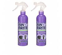 Bin Brite Bin Deodoriser Spray 400ml - Bin Odour Neutraliser for Indoor & Outdoor Bins, Lavender Mist, Cherry Bomb or Bamboo Watermelon, Single 3 Pack or 6 Pack (2, Lavender Mist)