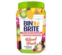 Bin Brite Bin Odour Neutraliser | Keeps Your Bins Fresh & Clean - Soaks Up Liquid, Eliminates Odours (Island Fruit - 500g)