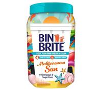 Bin Brite Bin Odour Neutraliser | Keeps Your Bins Fresh & Clean - Soaks Up Liquid, Eliminates Odours (Mediterranean Sun - 500g)