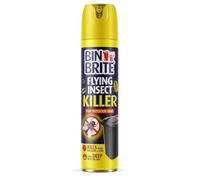 Bin Brite Flying Insect Killer Spray | Outdoor Bin Fly & Maggot Killer | Fast-Acting Formula Eliminates Eggs, Maggots & Flies | 300ml (1)