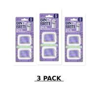 Bin Brite Stick On Freshener Lavender 2 Pack