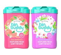 Bin Buddy Bin Freshener Deodoriser Powder (Mixed Scents) Pack of 2