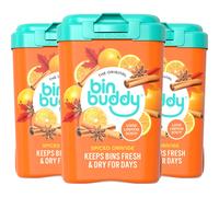 Bin Buddy Festive Bin Freshener Powder 450g Pack of 3 Leaves Your Bin Smel