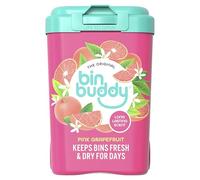 Bin Buddy Pink Grapefruit - Leaves Your Bin Fresh and Smelling Great - Suitable for Indoor, Kitchen, Bathroom, Compost, Food Waste and Outdoor Wheelie Bins