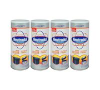 Bin Deodoriser Neutra-dol Powder 4-Pack - Long-Lasting Citrus Odour Neutraliser for Indoor & Outdoor Use | Pet Safe Dustbin Freshener for Smelly Kitchen, Wheelie, and Garden Bins