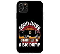 Bin Lorry Funny Big Dump UK Binman Dust Cart Refuse Truck Case for iPhone 11 Pro Max