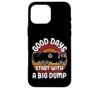Bin Lorry Funny Big Dump UK Binman Dust Cart Refuse Truck Case for iPhone 16 Pro Max