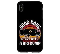 Bin Lorry Funny Big Dump UK Binman Dust Cart Refuse Truck Case for iPhone XS Max