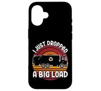 Bin Lorry Funny Big Load UK Bin Man Dust Cart Refuse Truck Case for iPhone 16