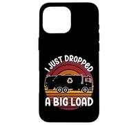 Bin Lorry Funny Big Load UK Bin Man Dust Cart Refuse Truck Case for iPhone 16 Pro Max