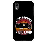 Bin Lorry Funny Big Load UK Bin Man Dust Cart Refuse Truck Case for iPhone XR