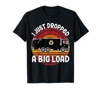 Bin Lorry Funny Big Load UK Bin Man Dust Cart Refuse Truck T-Shirt