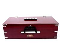 BINA Harmonium No. 23B DX, 3.5 Octaves, Double Reeds, 9 Stops, Multifold Bellows, with Carry Bag
