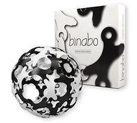 BINABO Black & White 60-Piece Construction Toy - Design & Build Functional Objects for Teens & Adults - Eco-Friendly, Flexible Chips