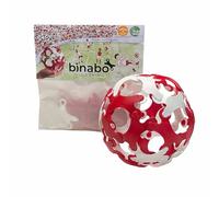 BINABO Click & Kick Football Construction Set - Build Your Own Kickable Ball - Eco-Friendly DIY Toy for Kids & Adults - Flexible & Durable for Freestyle Tricks - Made in Germany (red-white)
