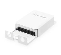 Binardat Outdoor PoE Passthrough Switch, 1 PoE in 4 PoE Out Extender, IEEE802.3af/at/bt PoE Powered 90W, 100Mbps Ethernet, Wall Mount Waterproof Plug and Play, 100M OUTDOOR 5 PORT