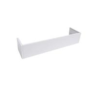 Binario Tenda Soffitto Bianco, Tavola Personalizzabile in Alluminio per Tende Senza Binari, Pannello per Camper/Camere da Letto, Viti Incluse (145cm/57.1in)