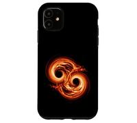 Binary Black Hole Merger Space Physics Concept Case for iPhone 11