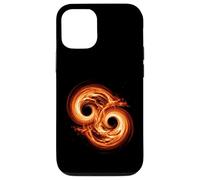 Binary Black Hole Merger Space Physics Concept Case for iPhone 12/12 Pro