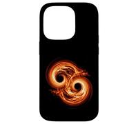 Binary Black Hole Merger Space Physics Concept Case for iPhone 14 Pro