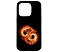 Binary Black Hole Merger Space Physics Concept Case for iPhone 15 Pro