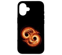 Binary Black Hole Merger Space Physics Concept Case for iPhone 16