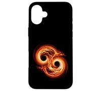 Binary Black Hole Merger Space Physics Concept Case for iPhone 16 Plus