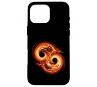Binary Black Hole Merger Space Physics Concept Case for iPhone 16 Pro Max
