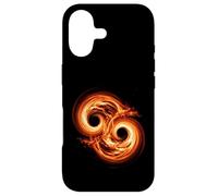 Binary Black Hole Merger Space Physics Concept Case for iPhone 17