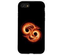Binary Black Hole Merger Space Physics Concept Case for iPhone SE (2020) / 7/8