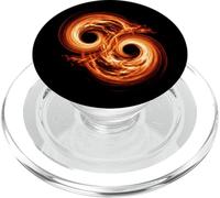 Binary Black Hole Merger Space Physics Concept PopSockets PopGrip for MagSafe