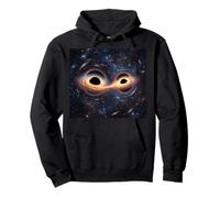 Binary Black Hole Space Orbit Accretion Disk Concept Pullover Hoodie