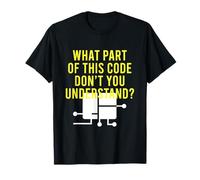 Binary Code Programmer Engineer Tech IT Professional T-Shirt