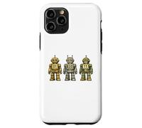 Binary Code Robot Retro 01 10 11 Programming Humor Vintage Case for iPhone 11 Pro