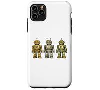 Binary Code Robot Retro 01 10 11 Programming Humor Vintage Case for iPhone 11 Pro Max