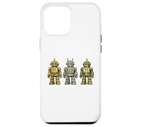Binary Code Robot Retro 01 10 11 Programming Humor Vintage Case for iPhone 12 Pro Max