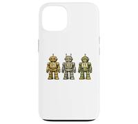 Binary Code Robot Retro 01 10 11 Programming Humor Vintage Case for iPhone 13