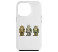Binary Code Robot Retro 01 10 11 Programming Humor Vintage Case for iPhone 13 Pro