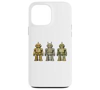 Binary Code Robot Retro 01 10 11 Programming Humor Vintage Case for iPhone 13 Pro Max