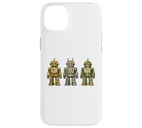 Binary Code Robot Retro 01 10 11 Programming Humor Vintage Case for iPhone 14 Plus