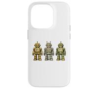 Binary Code Robot Retro 01 10 11 Programming Humor Vintage Case for iPhone 14 Pro