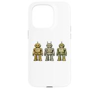 Binary Code Robot Retro 01 10 11 Programming Humor Vintage Case for iPhone 15 Pro