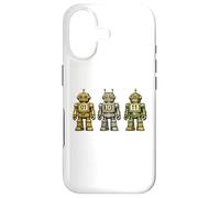 Binary Code Robot Retro 01 10 11 Programming Humor Vintage Case for iPhone 17